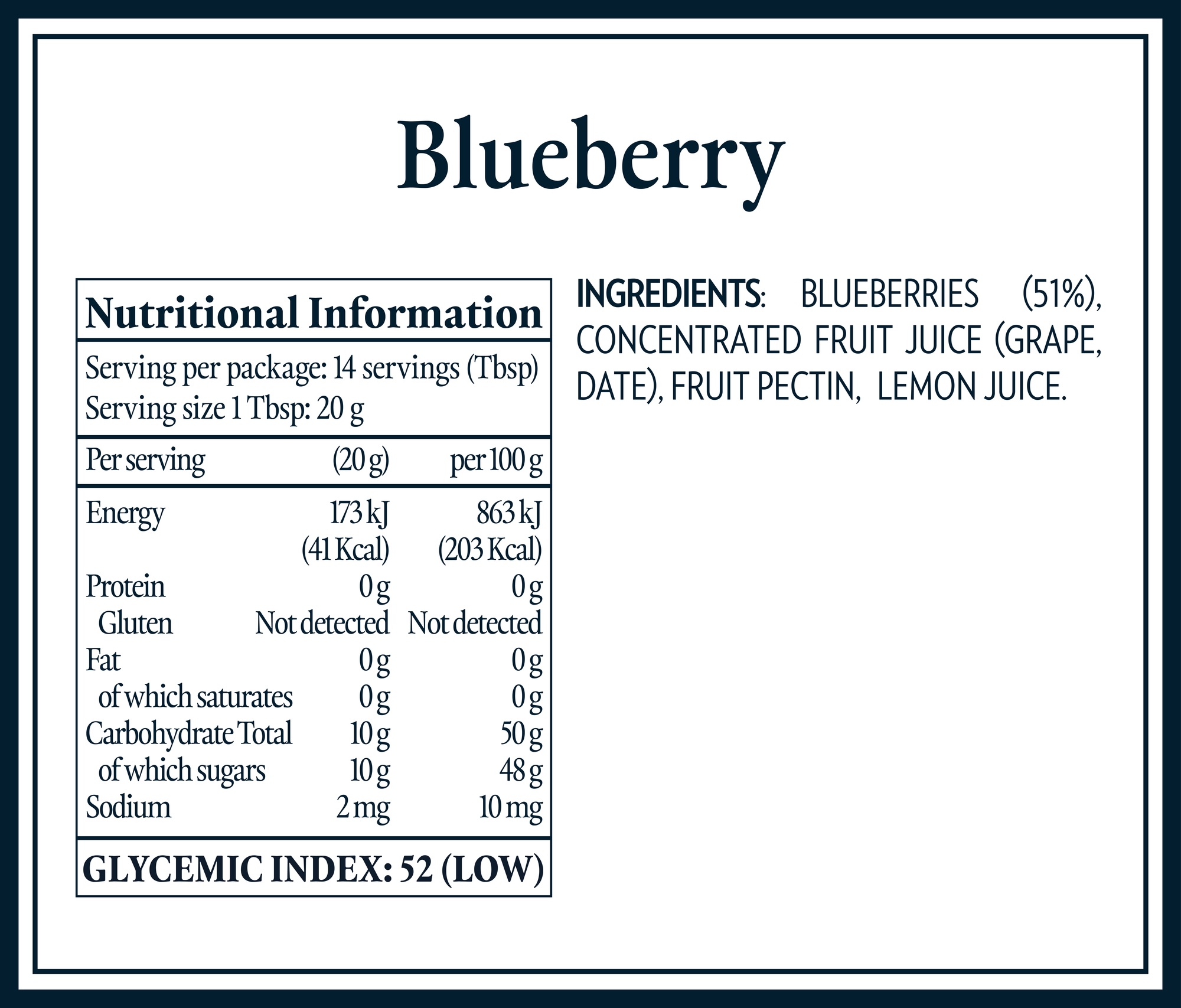 Nutrition Tables & Ingredients_AUS_blueberry