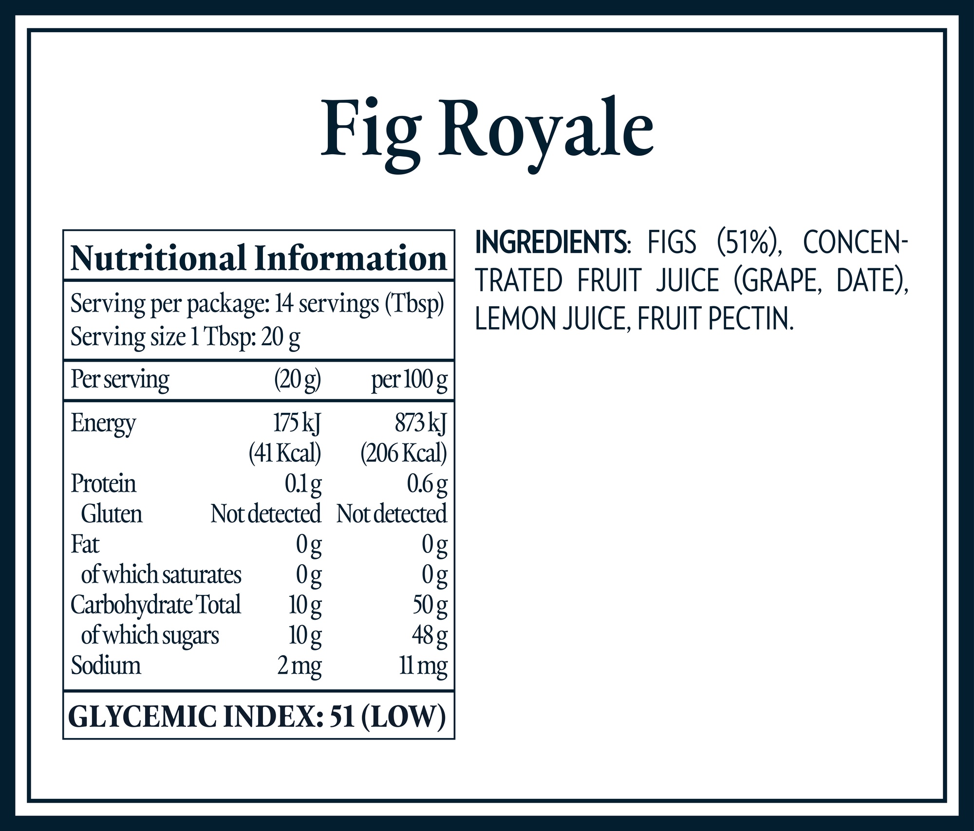 Nutrition Tables & Ingredients_AUS_fig royale